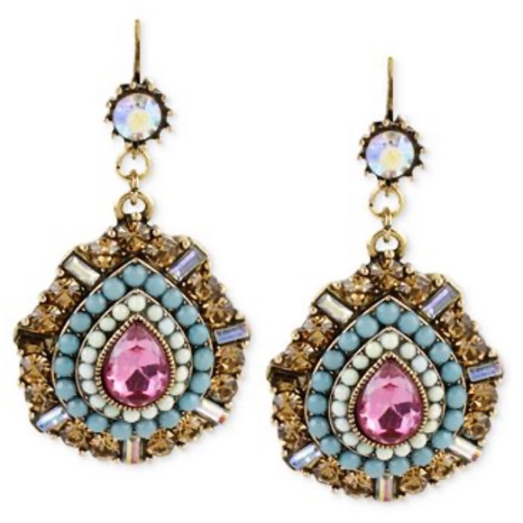 Betsey Johnson Accessories - BetseyJohnson
GoldToneMulti-ColorCrystalTeardrop